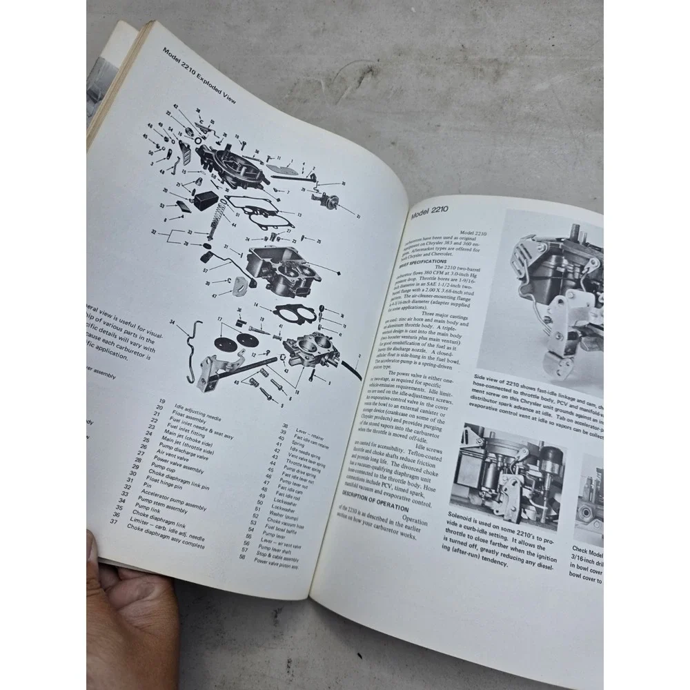 Holley Carburetors Two & Four Barrel Units-by Mike Urich HP Books 1972
